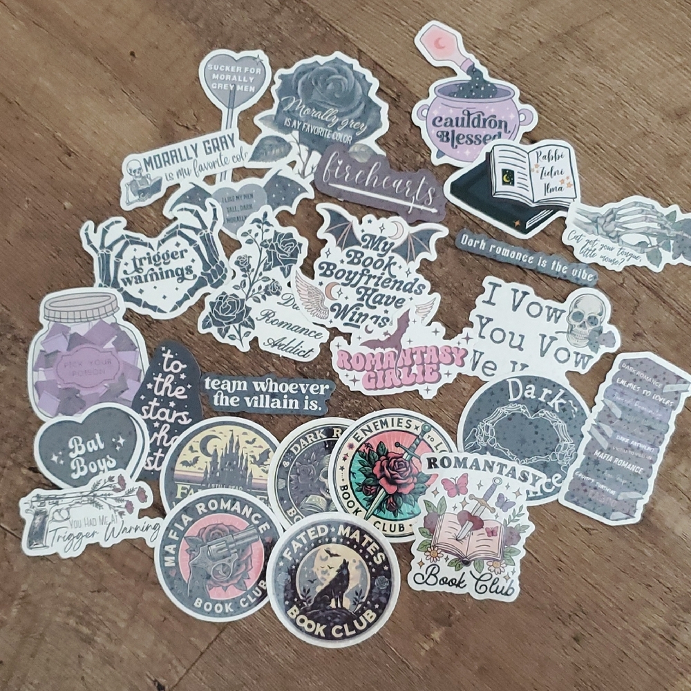5/$15 Dark Romance Sticker Set